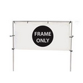 10'W x 5'H In-Ground Single Banner Hardware Only